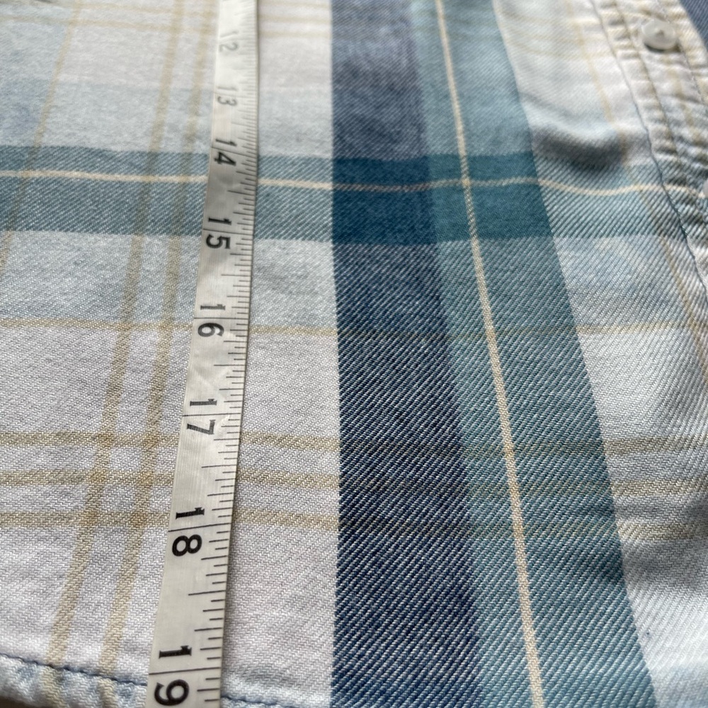 American Eagle Outfitters Oversized Hooded Flannel Shirt XS - Picture 7 of 9